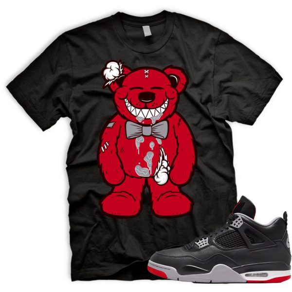 TED T Shirt To Match Air J 4 Bred Reimagined Black Cement Grey Varsity Red Summit White Jezsport.com