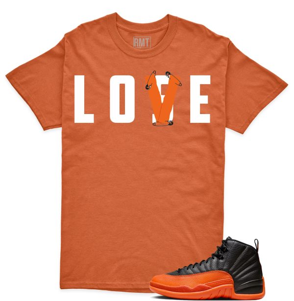 Jordan 12 Brilliant Orange Unisex T-Shirt, Love Lose Tee To Match Sneaker Jezsport.com