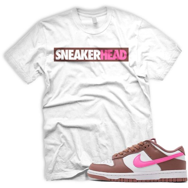 SNHD T Shirt To Match Retro Dunk Smokey Mauve Playful Pink White Brown Low Jezsport.com