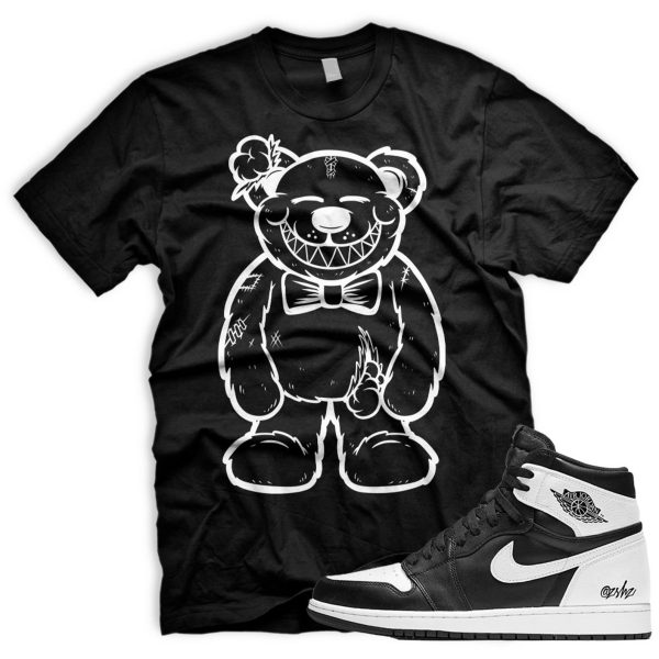 TED T Shirt To Match Air J 1 Reverse Panda OG Low Black White Jezsport.com