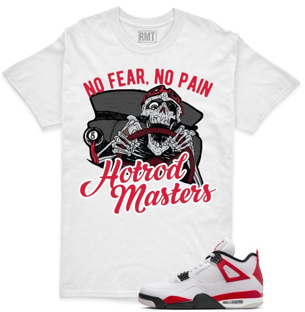 Red Cement 4s Matching Shirts, No Pain Tee Matching Jordan 4 Red Cement Jezsport.com