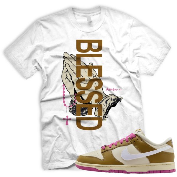 BLSSDHNDS T Shirt To Match Wmns Dunk Bronzine Playful Pink Coconut Milk Next Nature Jezsport.com