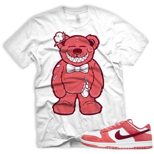 TED T Shirt To Match Dunk Valentine's Day Low Team Red Adobe Dragon White Wmns Jezsport.com