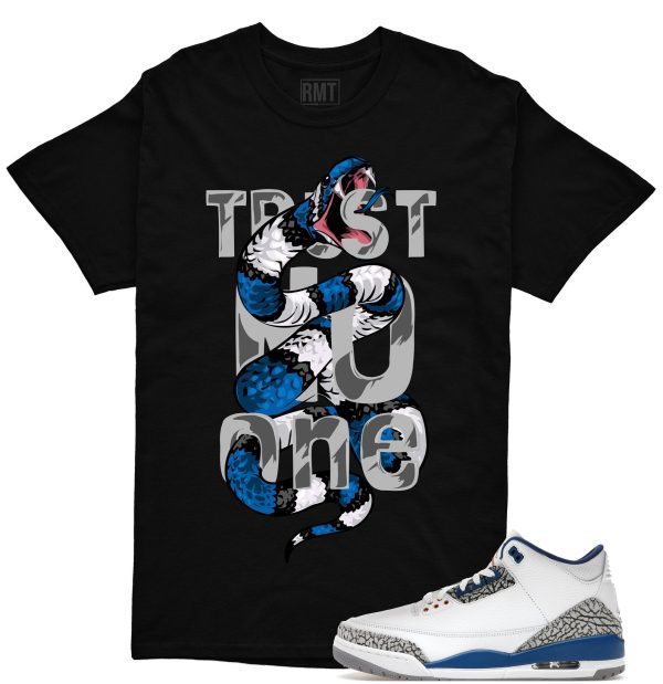 Jordan 3 Wizards Unisex T-Shirt, Trust No One Tee Matching Wizards 3s Jezsport.com