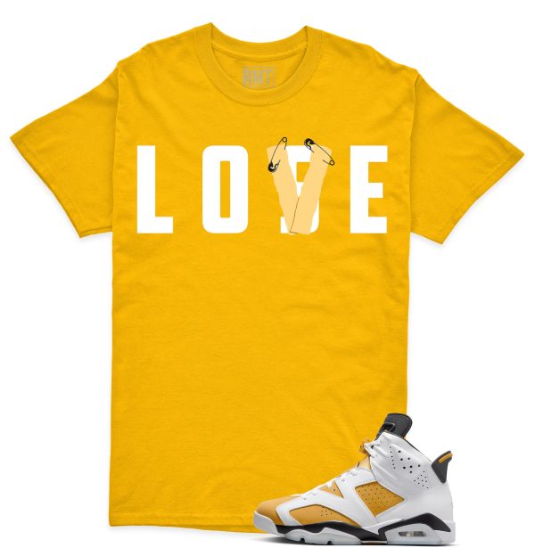 Jordan 6 Yellow Ochre Matching Shirts, Love Lose Tee Match Yellow Ochre 6s Jezsport.com