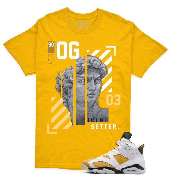 Jordan 6 Yellow Ochre Matching Shirts, Trend Setter Tee Match Yellow Ochre 6s Jezsport.com