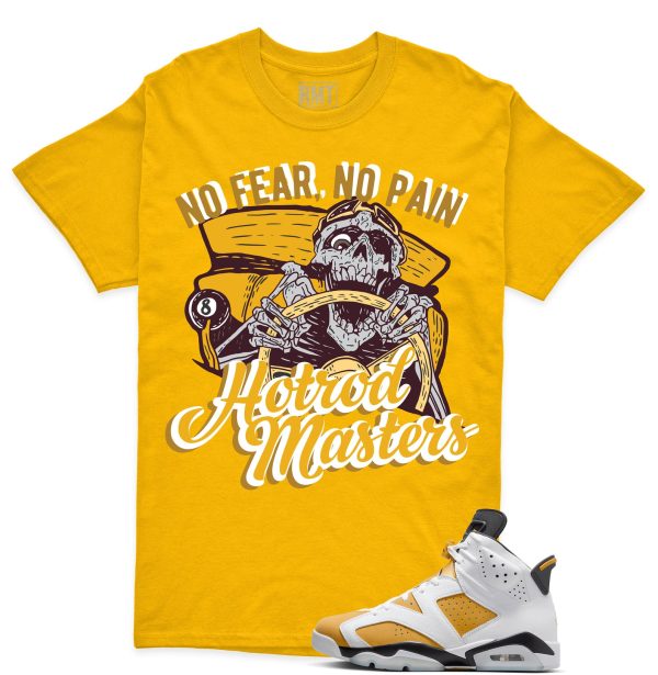 Jordan 6 Yellow Ochre Matching Shirts, No Pain Tee Match Yellow Ochre 6s Jezsport.com