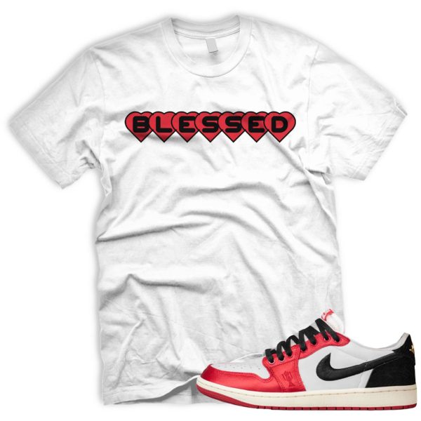 BLESSEDHEARTS T Shirt To Match Air J 1 Retro Low Rookie Card Away Trophy SB Og Jezsport.com