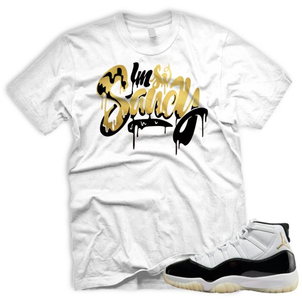 SAUCY T Air J 11 Gratitude DMP Retro White Black Metallic Gold 2023 Jezsport.com