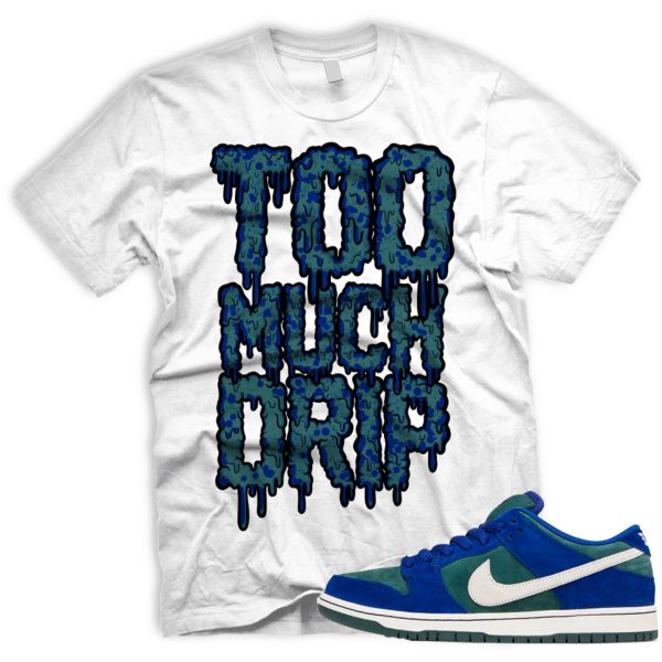 DRIP T SB Dunk Low Deep Royal Blue Vintage Green Sail Jezsport.com