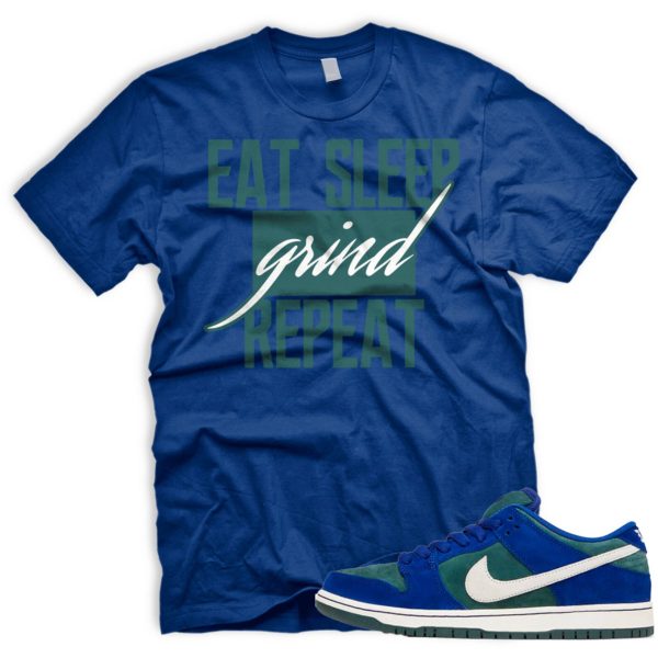 GRNDOG T SB Dunk Low Deep Royal Blue Vintage Green Sail Jezsport.com