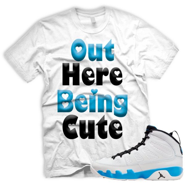 CUTE T To Match Air J 9 Retro Powder Blue Summit White Black 2024 Jezsport.com