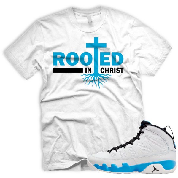 ROOTED T To Match Air J 9 Retro Powder Blue Summit White Black 2024 Jezsport.com