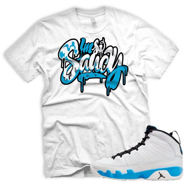 SAUCY T To Match Air J 9 Retro Powder Blue Summit White Black 2024 Jezsport.com