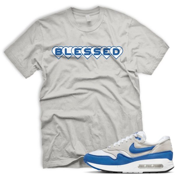 BLESEDHEARTS T-Shirt Match Air Max 86 OG Big Bubble Royal Blue Neutral Grey Black Jezsport.com