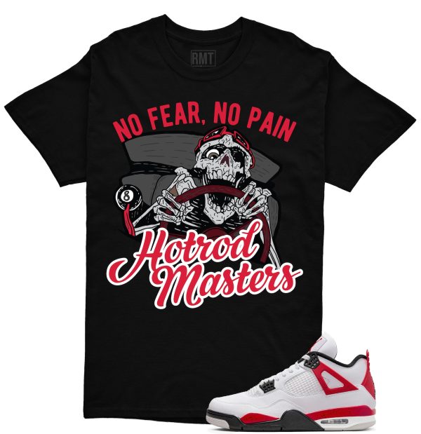 Red Cement 4s Matching Shirts, No Pain Tee Matching Jordan 4 Red Cement Jezsport.com