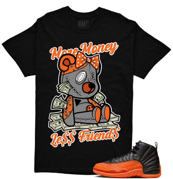 Jordan 12 Brilliant Orange Unisex T-Shirt, More Money Tee To Match Sneaker Jezsport.com