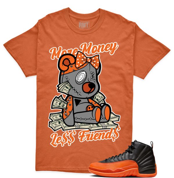 Jordan 12 Brilliant Orange Unisex T-Shirt, More Money Tee To Match Sneaker Jezsport.com