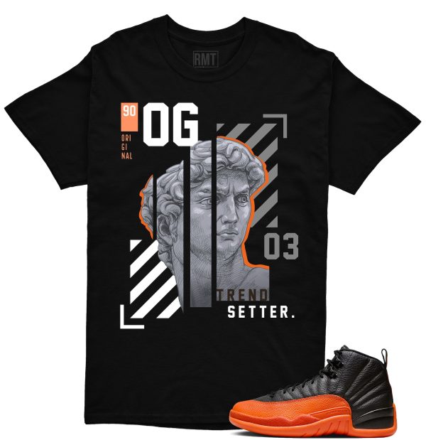 Jordan 12 Brilliant Orange Unisex T-Shirt, Trend Setter Tee To Match Sneaker Jezsport.com