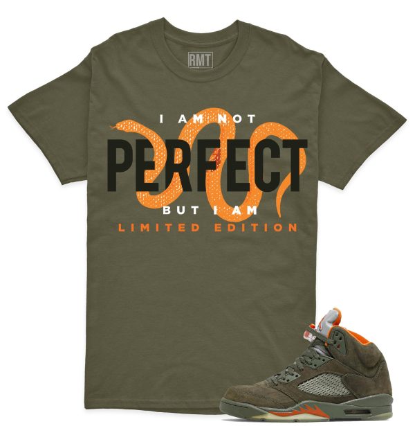 Jordan 5 Olive Unisex T-Shirt, Limited Edition Tee To Match 5s Olive Green Jezsport.com