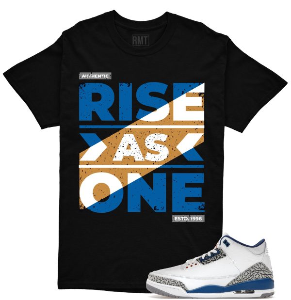 Jordan 3 Wizards Unisex T-Shirt, Rise As One Tee Matching Wizards 3s Jezsport.com