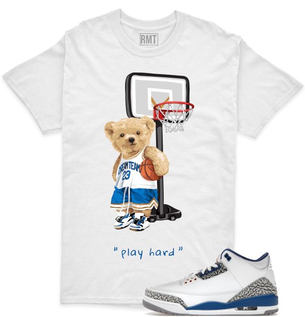 Jordan 3 Wizards Unisex T-Shirt, Play Hard Tee Matching Wizards 3s Jezsport.com