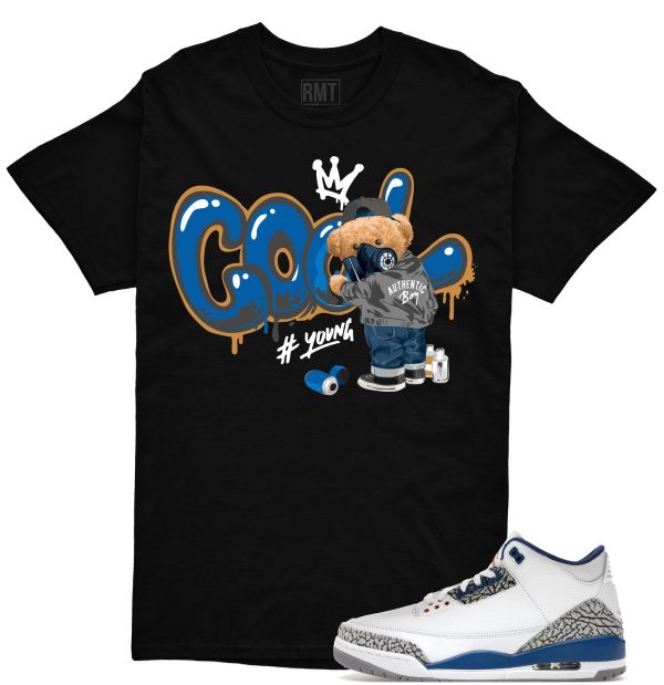 Jordan 3 Wizards Unisex T-Shirt, Cool Bear Tee Matching Wizards 3s Jezsport.com