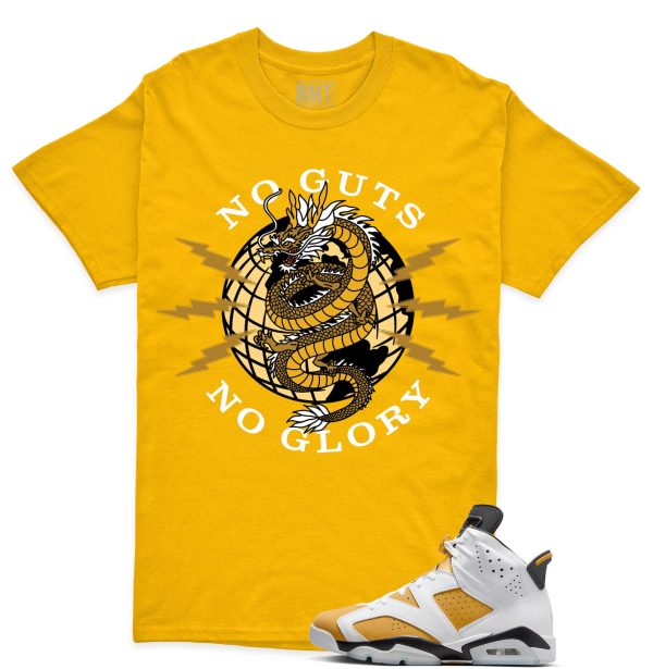 Jordan 6 Yellow Ochre Matching Shirts, No Guts Tee Match Yellow Ochre 6s Jezsport.com