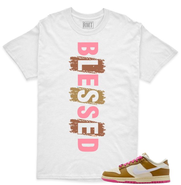 Dunk Bronzine Playful Pink Coconut Milk Match Blessed Shirt Jezsport.com