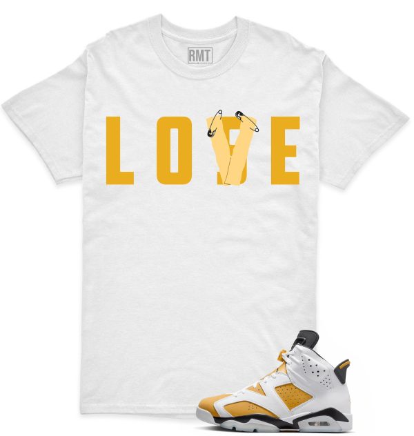 Jordan 6 Yellow Ochre Matching Shirts, Love Lose Tee Match Yellow Ochre 6s Jezsport.com