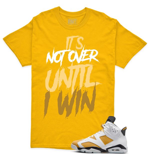 Jordan 6 Yellow Ochre Matching Shirts, Not Over Tee Match Yellow Ochre 6s Jezsport.com