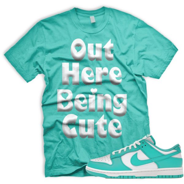 CUTE Shirt Match Dunk Low Clear Jade White Jezsport.com