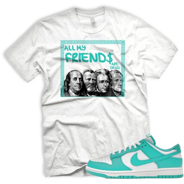 FRNDS T-shirt Match Sneaker Dunk Low Clear Jade White Jezsport.com