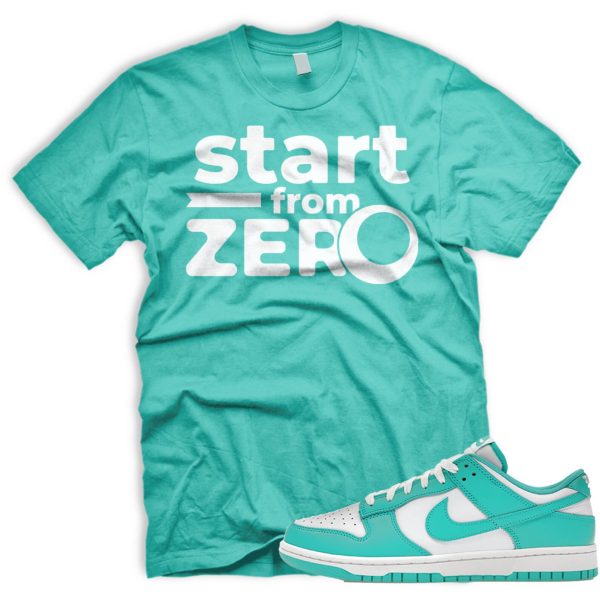 FROM ZERO Shirt Match Dunk Low Clear Jade White Jezsport.com