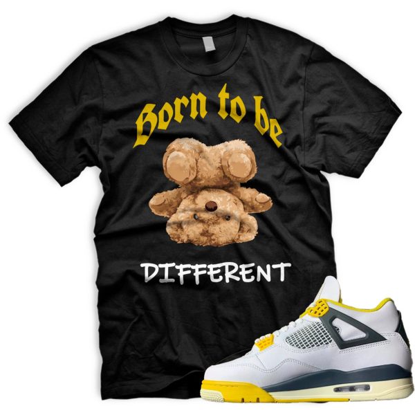 BORNDIFF Air J 4 Vivid Sulfur White Coconut Milk Anthracite Black Match T Jezsport.com