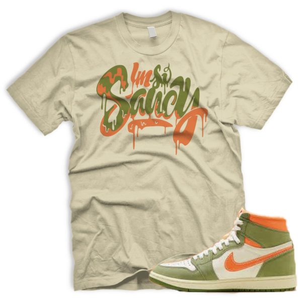 SAUCY Craft Celadon 1 High OG Sky J Light Olive Bright Mandarin Coconut Milk T Shirt Match Jezsport.com