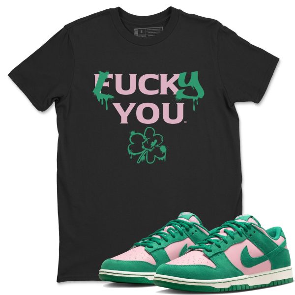 Lucky You Sneaker Tee - Casual Unisex Cotton Sneaker T-Shirt To Match Medium Soft Pink Malachite Jezsport.com