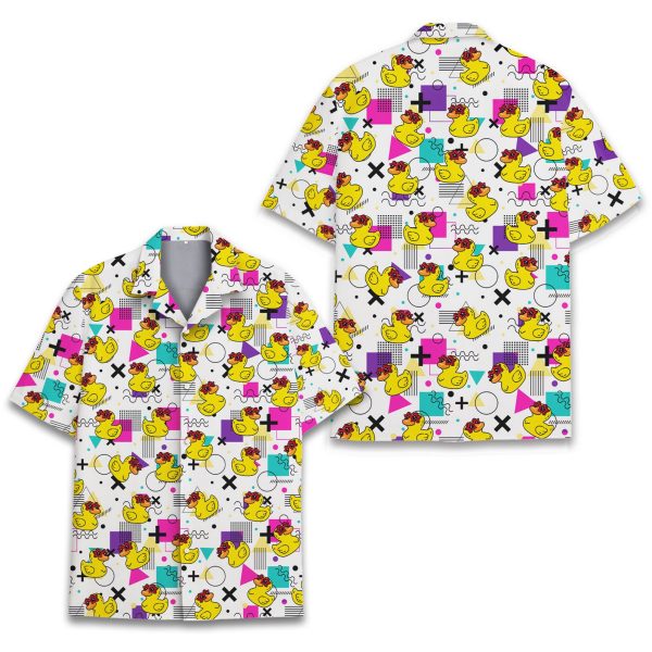 Retro Duck Hawaiian Shirt, Summer For Men and Women Jezsport.com