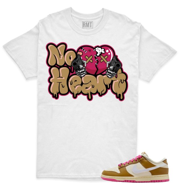 Dunk Bronzine Playful Pink Coconut Milk Match No Heart Shirt Jezsport.com