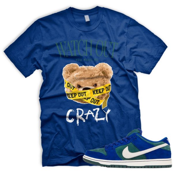 CRAZY T SB Dunk Low Deep Royal Blue Vintage Green Sail Jezsport.com