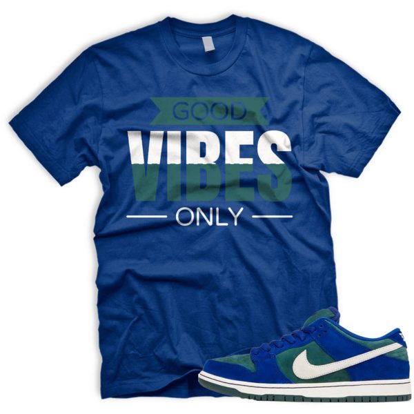 GOODVIBES T SB Dunk Low Deep Royal Blue Vintage Green Sail Jezsport.com