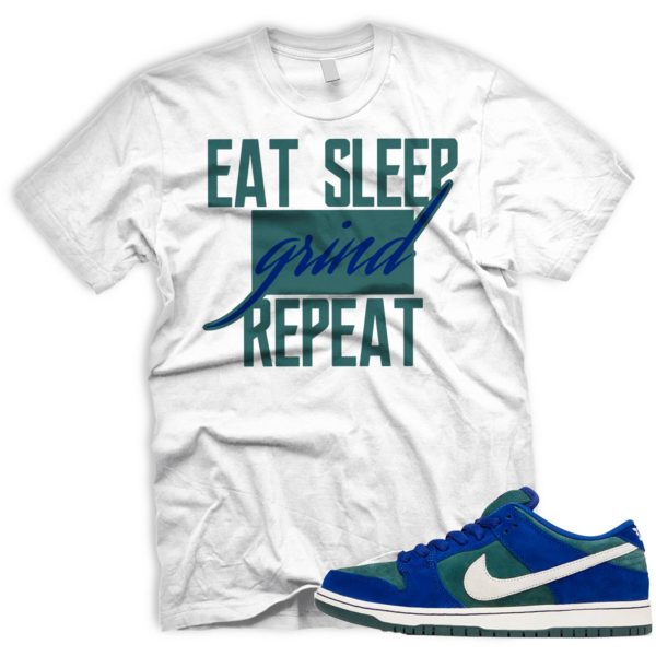 GRNDOG T SB Dunk Low Deep Royal Blue Vintage Green Sail Jezsport.com