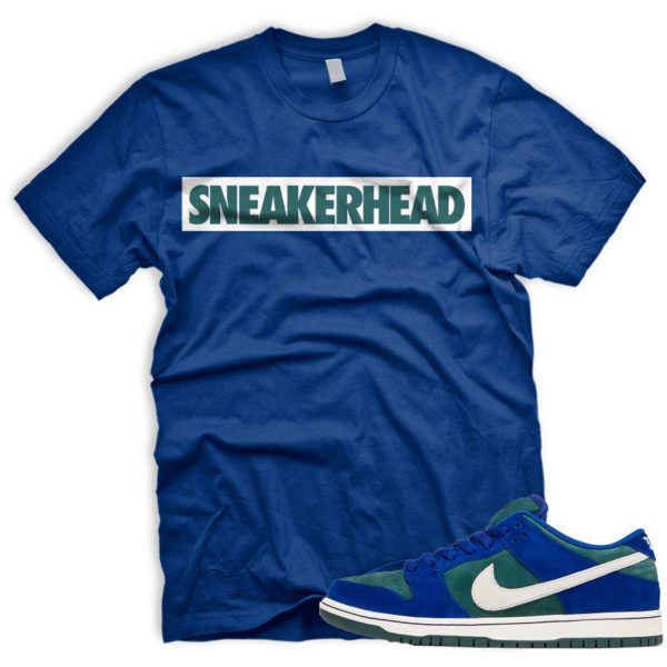 SNHD T SB Dunk Low Deep Royal Blue Vintage Green Sail Jezsport.com