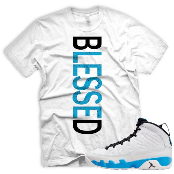 BLESSEDVERT T To Match Air J 9 Retro Powder Blue Summit White Black 2024 Jezsport.com