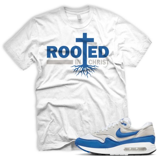 ROOTED T-Shirt Match Air Max 86 OG Big Bubble Royal Blue Neutral Grey Black Jezsport.com