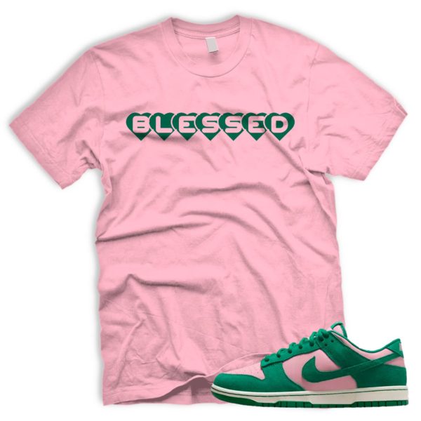 BLSSDHRTS Medium Soft Pink Malachite Dunk Low Retro Match T Jezsport.com