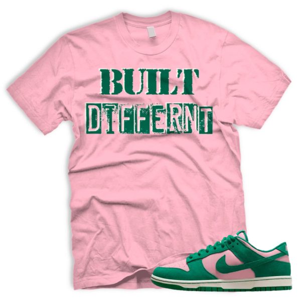 BUILT DIFF Medium Soft Pink Malachite Dunk Low Retro Match T Jezsport.com