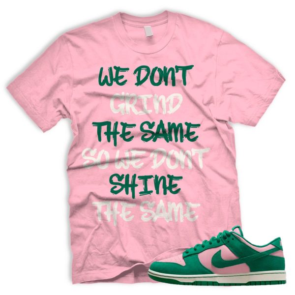 GRND DIFF Medium Soft Pink Malachite Dunk Low Retro Match T Jezsport.com