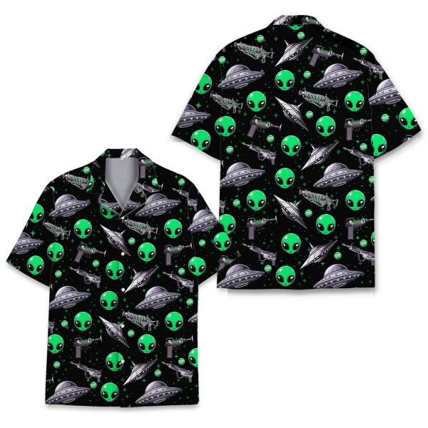 Funny Alien Hawaiian Shirt, Summer For Men and Women Jezsport.com