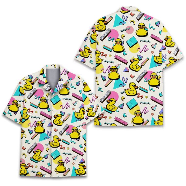 Retro Duck Hawaiian Shirt, Summer Shirt For Men and Women Jezsport.com